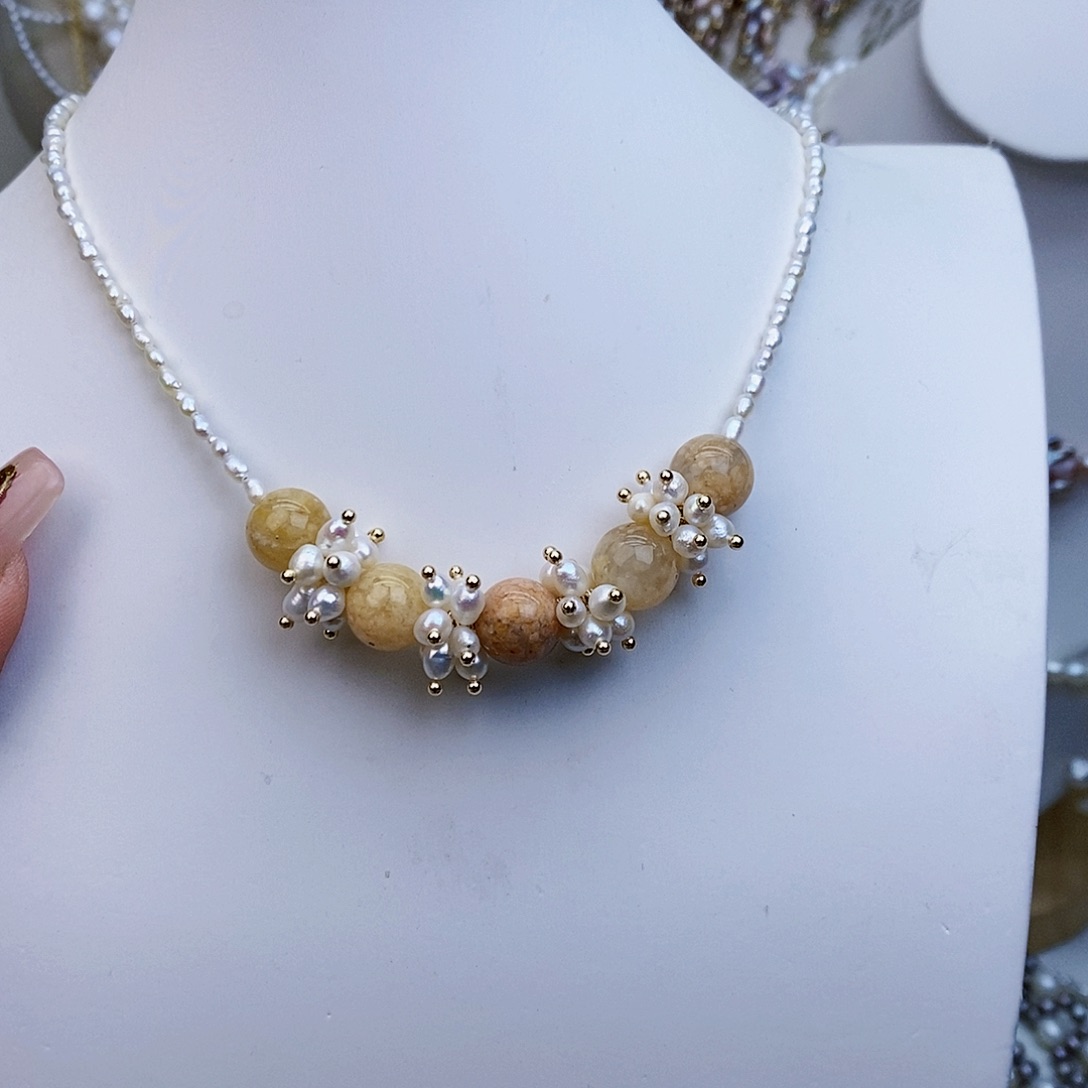 淡水珍珠颈饰未镶嵌