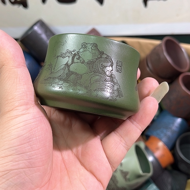 茶杯紫砂全手工紫砂主人杯