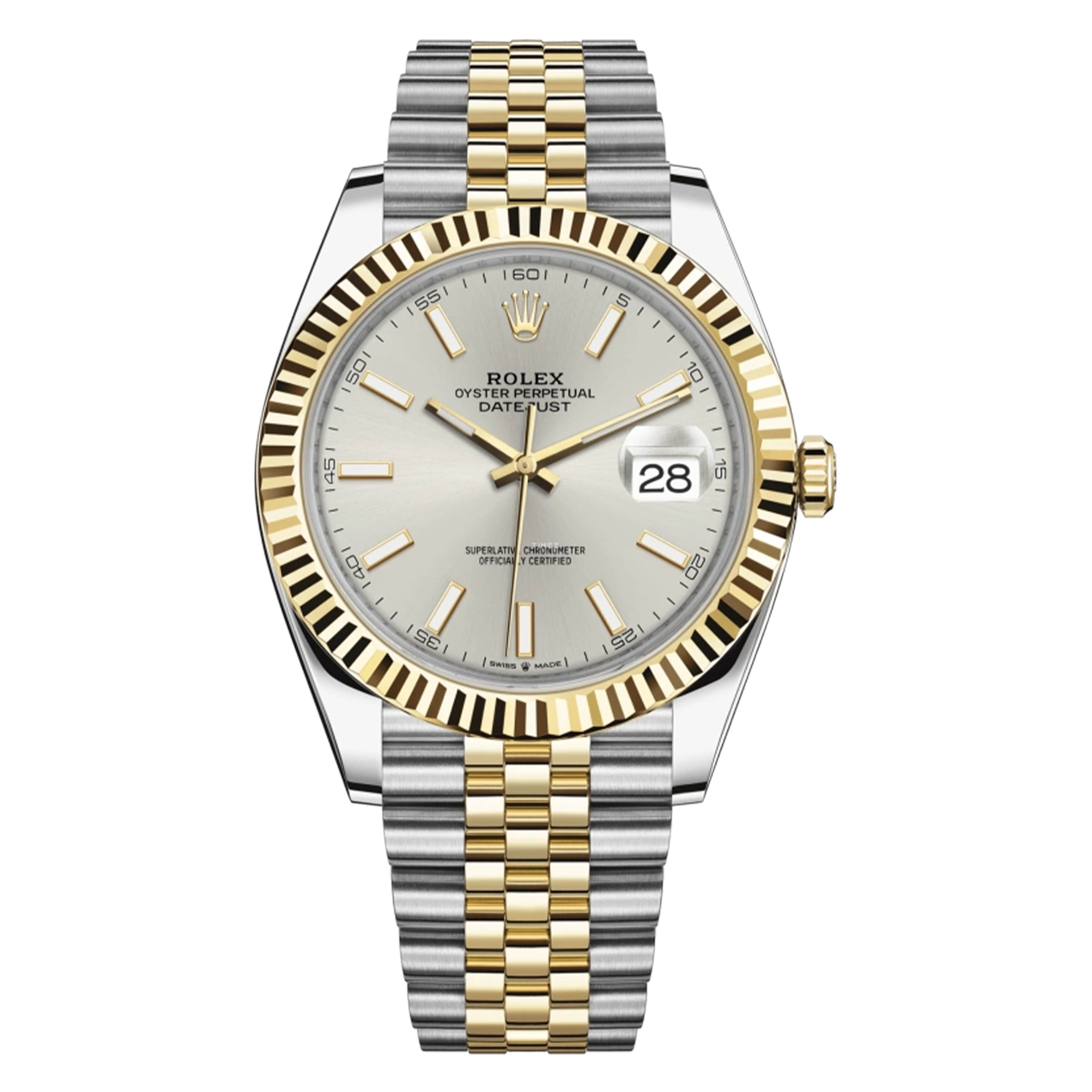 未使用 Rolex/劳力士 /126333间金银条/41mm