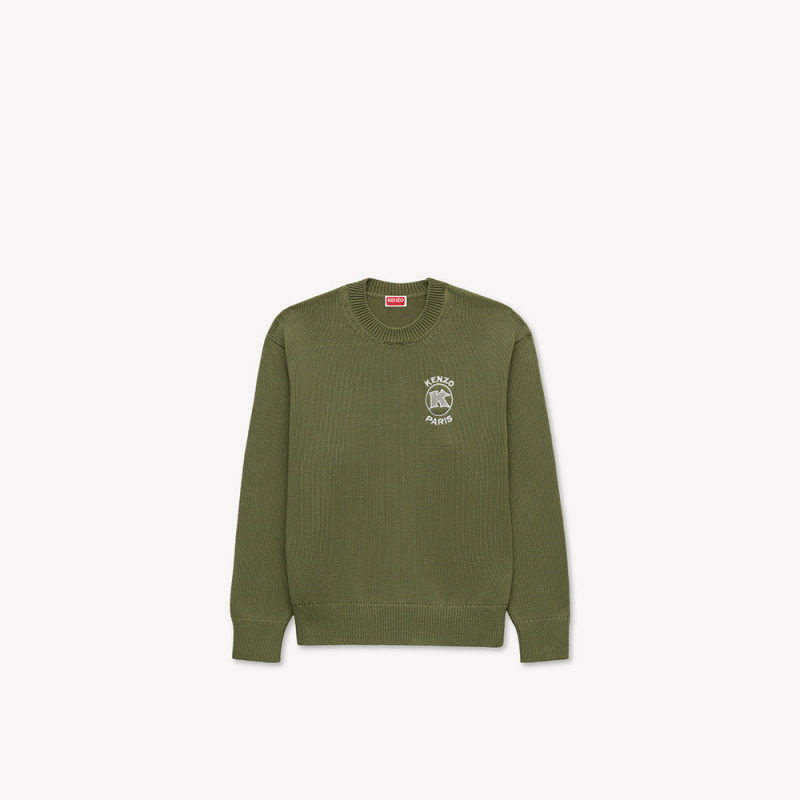 KENZO 男女同款字母图案套头针织衫商品图
