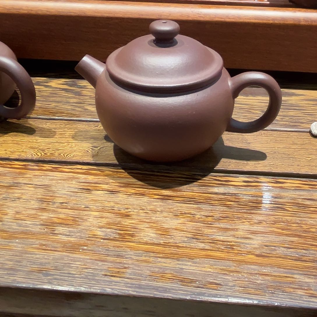 茶壶紫砂古*月底槽清臣轮150c c