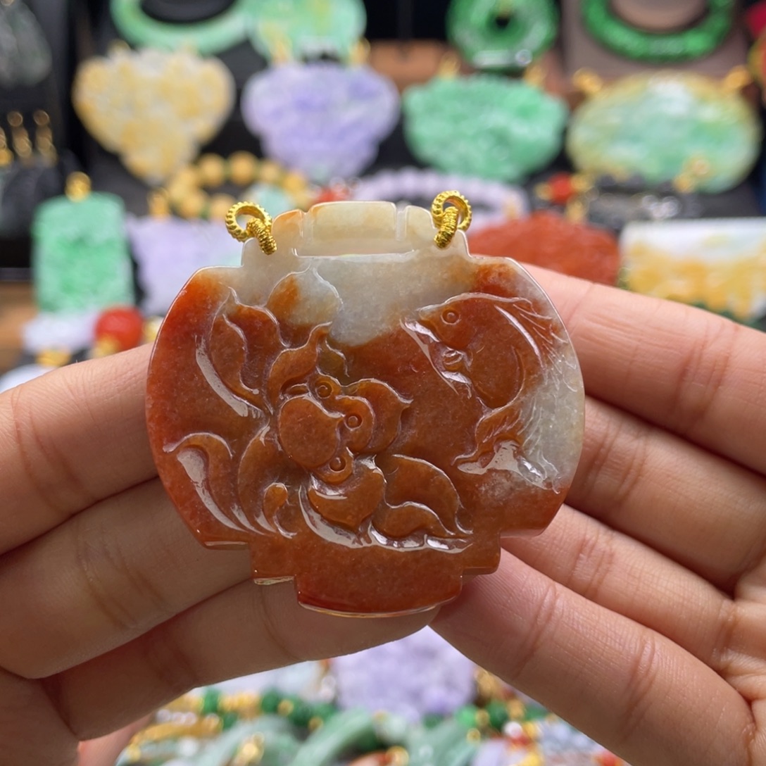 翡翠未镶嵌颈饰代编织