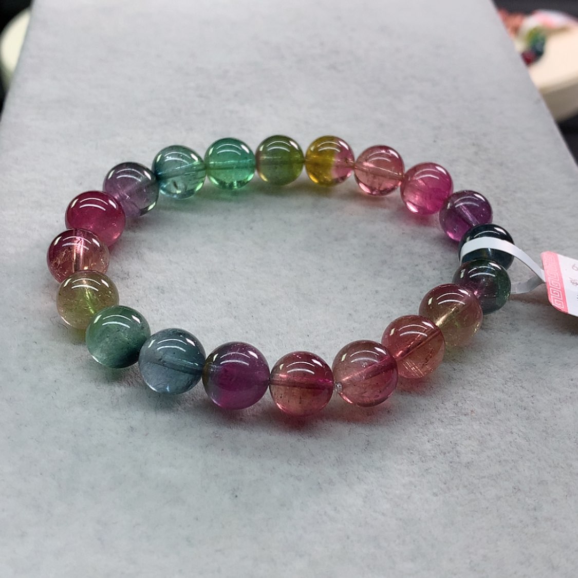 【闪购商品】碧玺手链未镶嵌碧玺西瓜单圈9.2