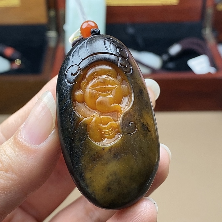 和田玉挂件未镶嵌F