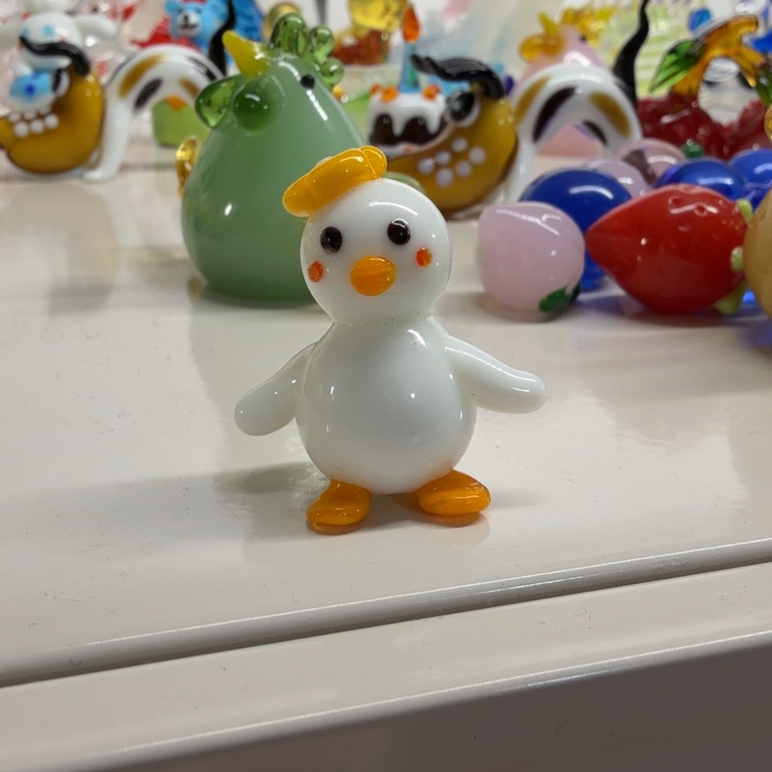 果****琉璃手工艺品小鸭子