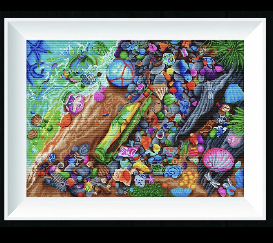 珍爱工艺~私人订制七彩漂流瓶~十字绣