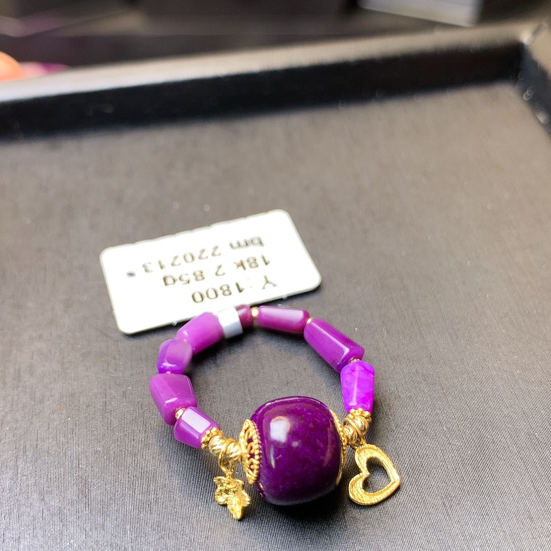 苏纪石（舒俱来）戒指18K金镶嵌