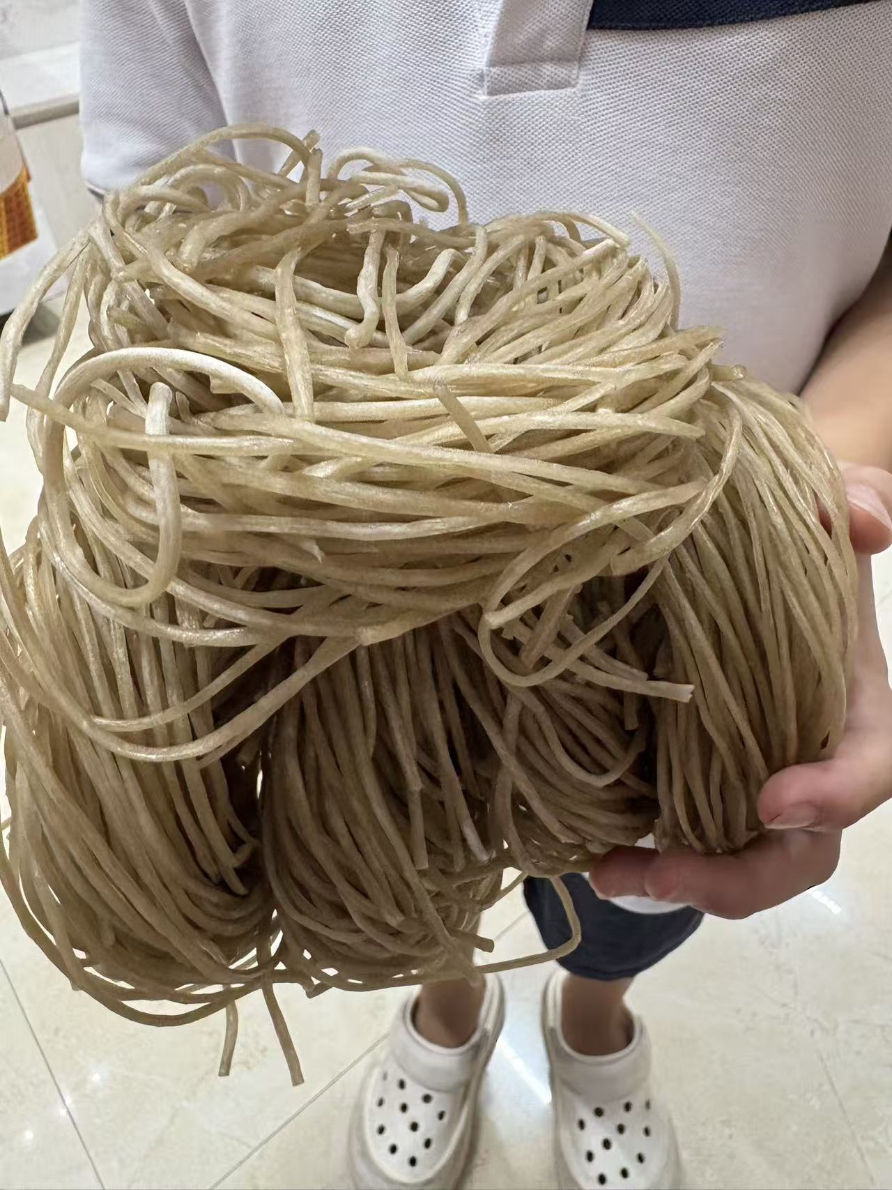 传统手工红薯粉条自然晾晒无色素食用胶适合火锅炖菜