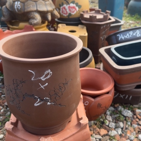 红陶紫砂花盆盆景盆栽