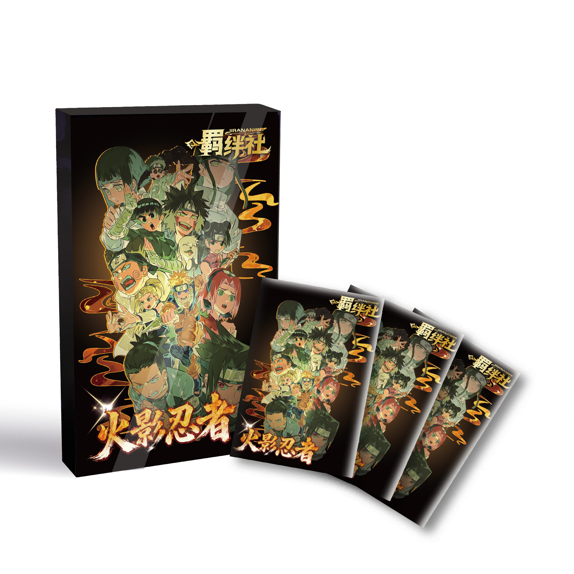 二创新人福福宿命序章火影忍者亚克力色纸 收藏盲盒代拆不退不换