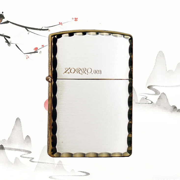 ZORRO佐罗防风打火机照光手工创意送男友无油J