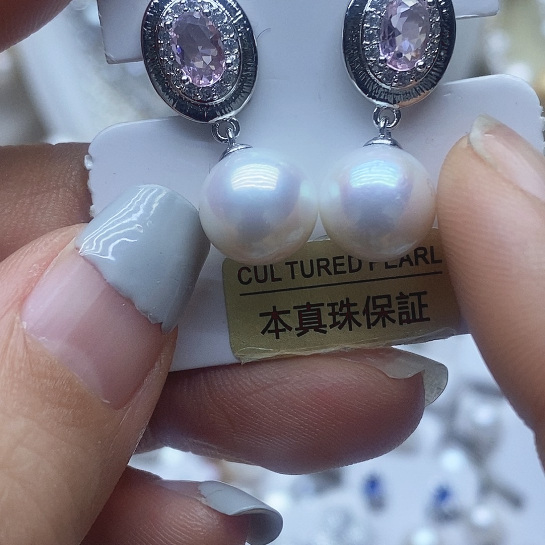 耳钉淡水珍珠未镶嵌