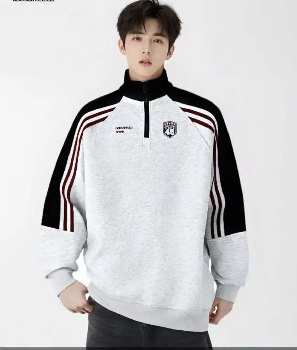 102冬季新款男童加绒加厚冬款卫衣