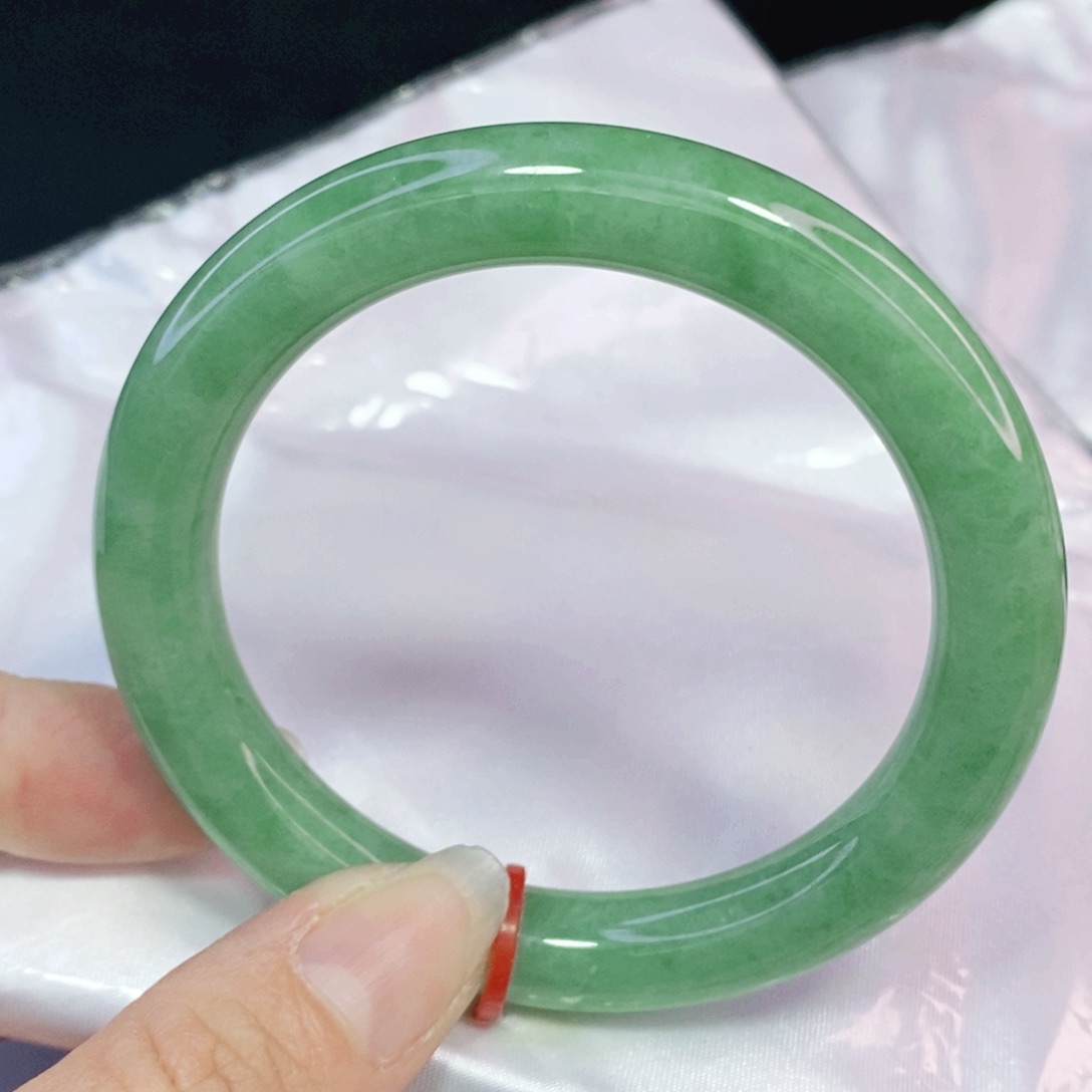 未镶嵌手镯翡翠55.2圆镯