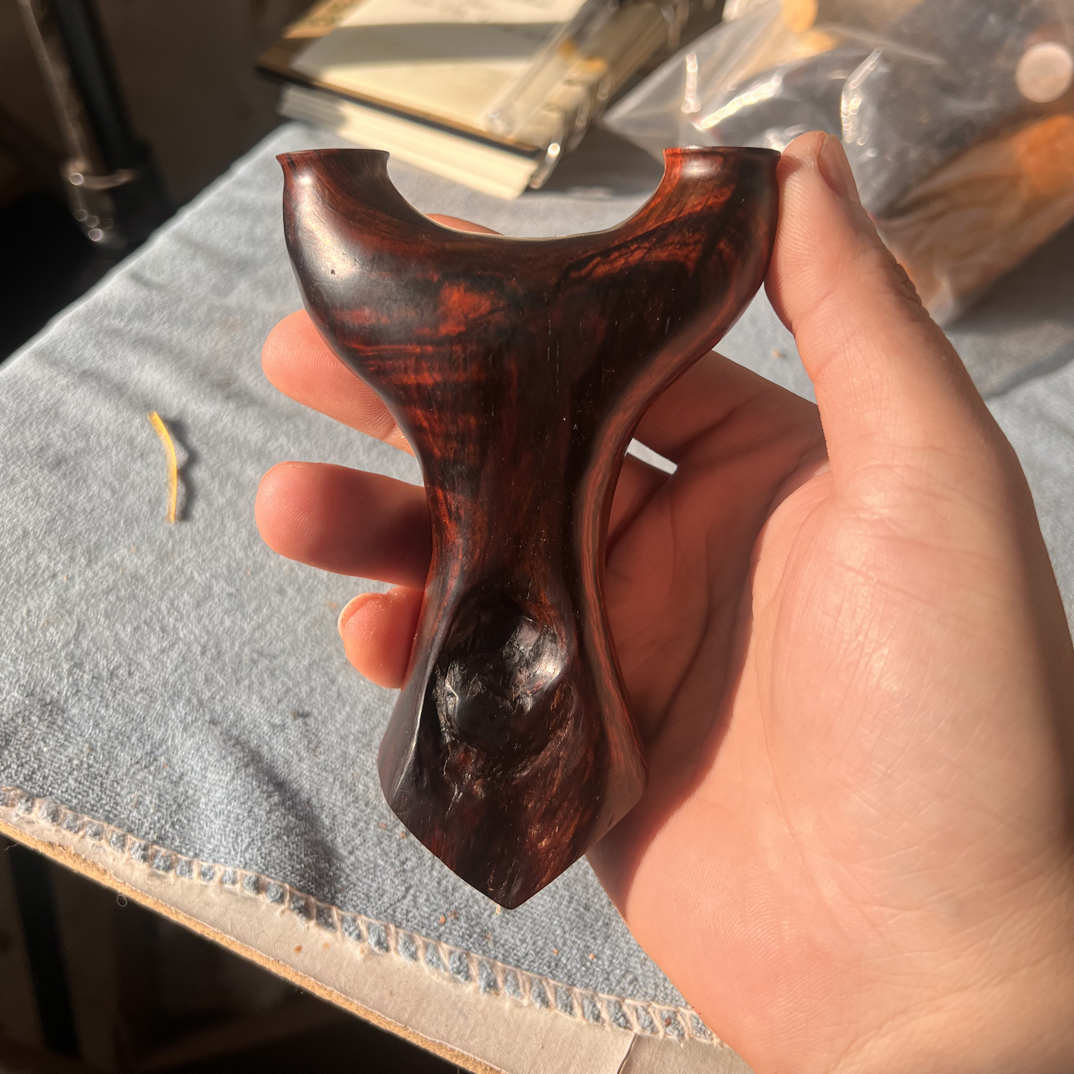 大红酸枝，实木微反曲实木弓，尺寸8018，弓高125