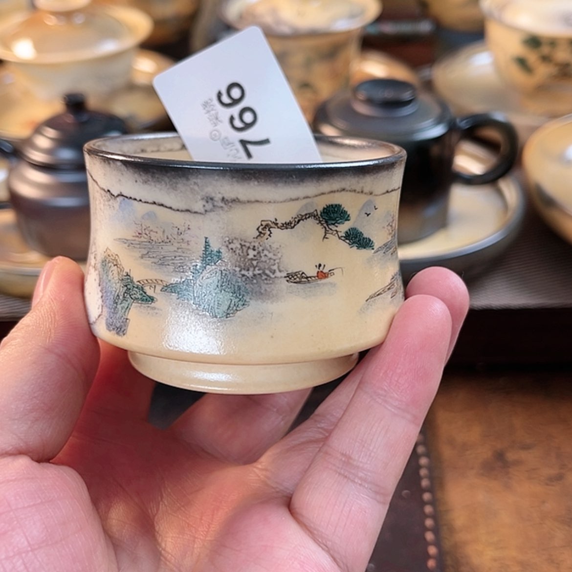 【闪购商品】温**玉沁庐柴窑古法柴烧全手工茶具