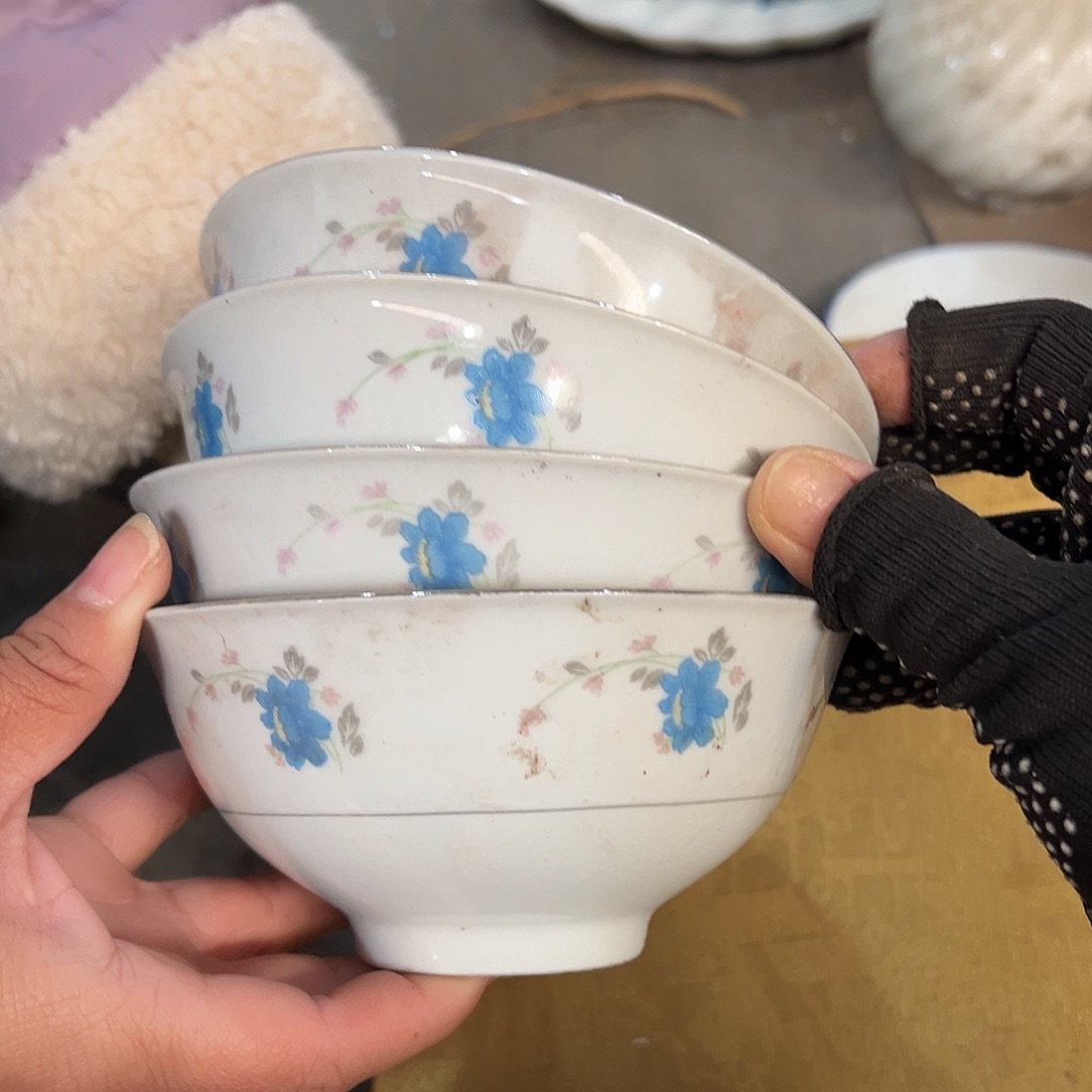 醴陵瓷供货基地炸福利微瑕5寸老碗