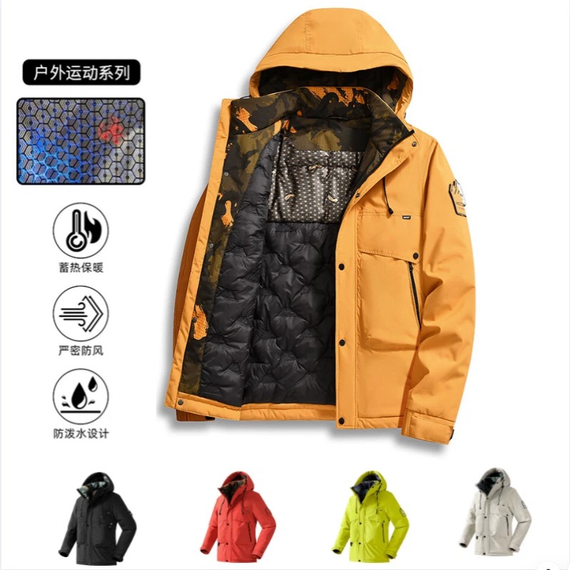 【小暖炉！速热石墨烯加厚棉服】 户外工装热循环防风防水保暖-2588