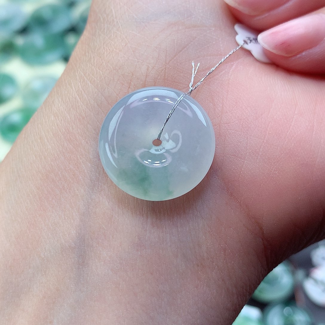 翡翠颈饰未镶嵌25尺寸19.0-5.8