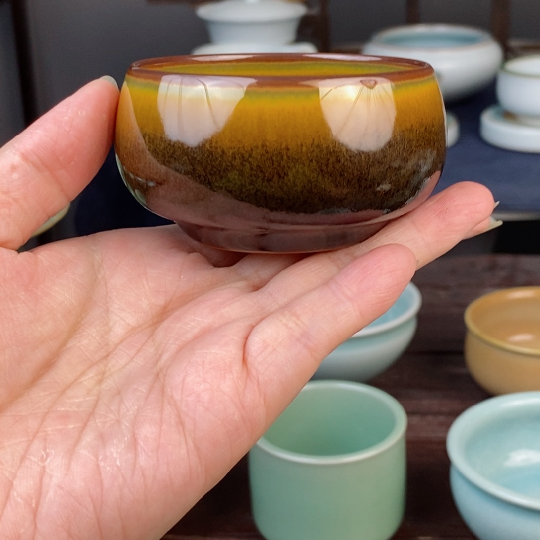 朱砂胎禅定杯 不开片
