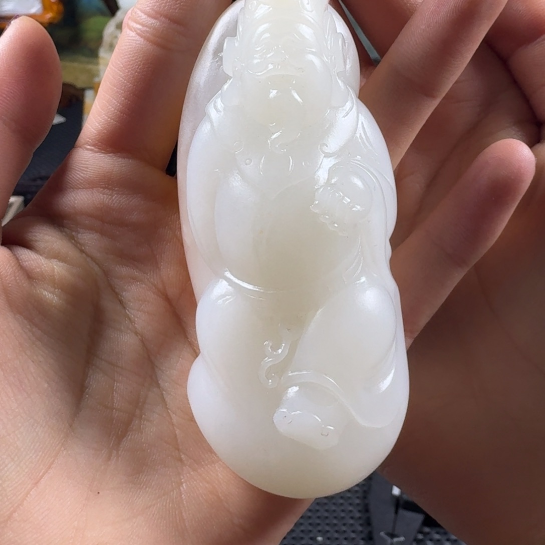 和田玉挂件未镶嵌陈*尘