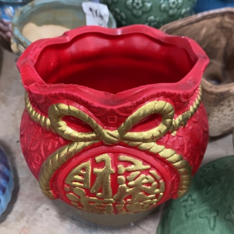 陶瓷小红红色财源131331133