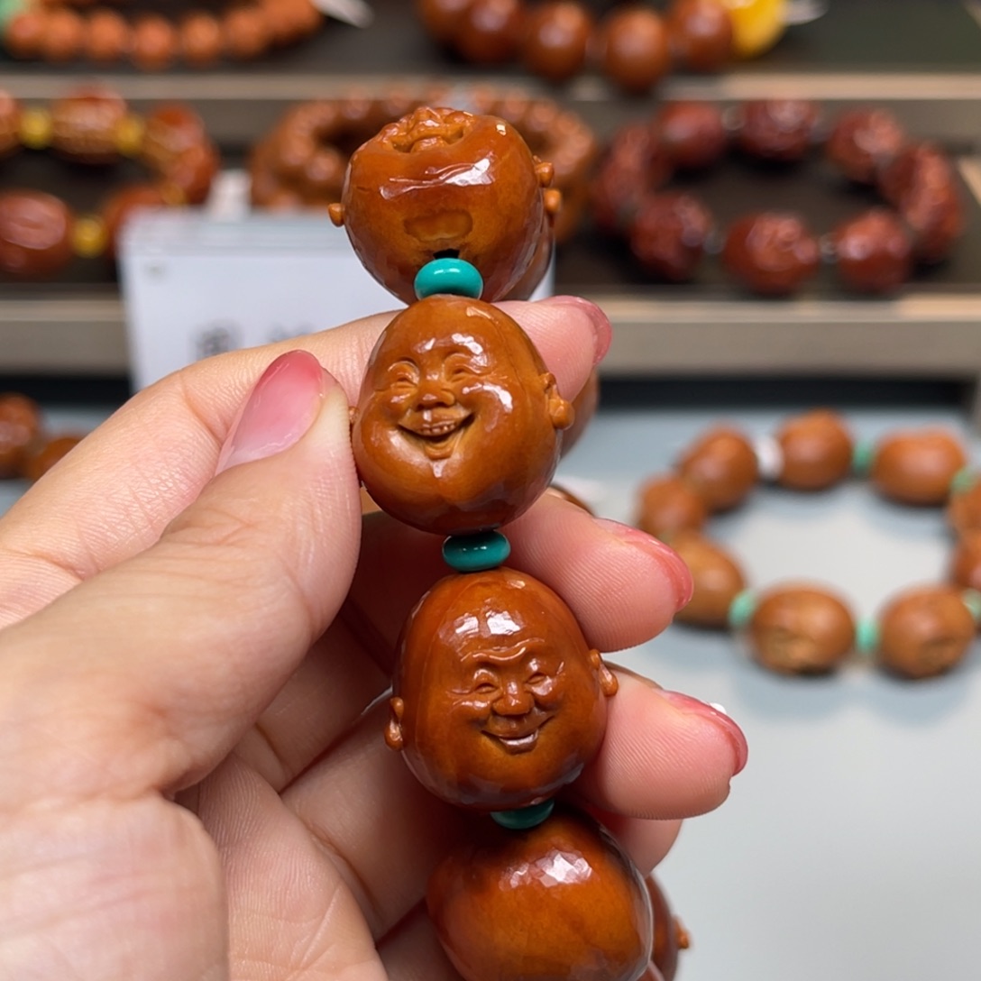 橄榄核手串/手链周老师笑佛定金
