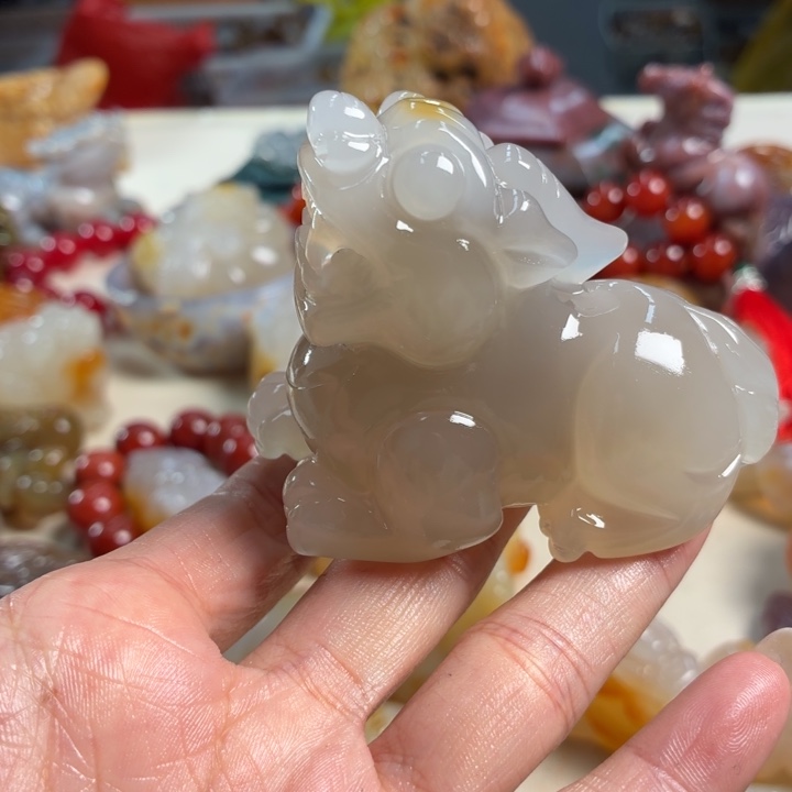 玛瑙/玉髓未镶嵌吊坠(不含链)