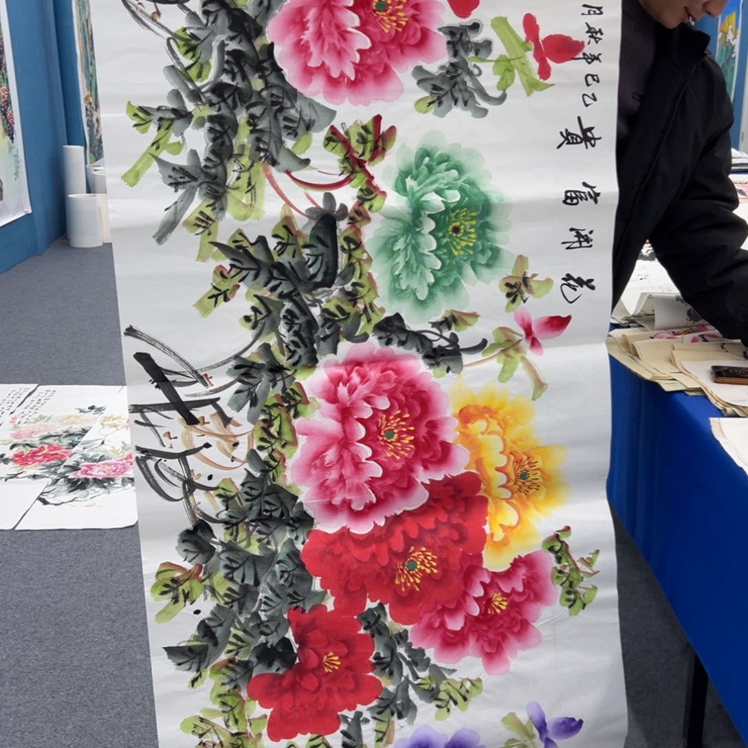 国画宣纸纯手绘字画