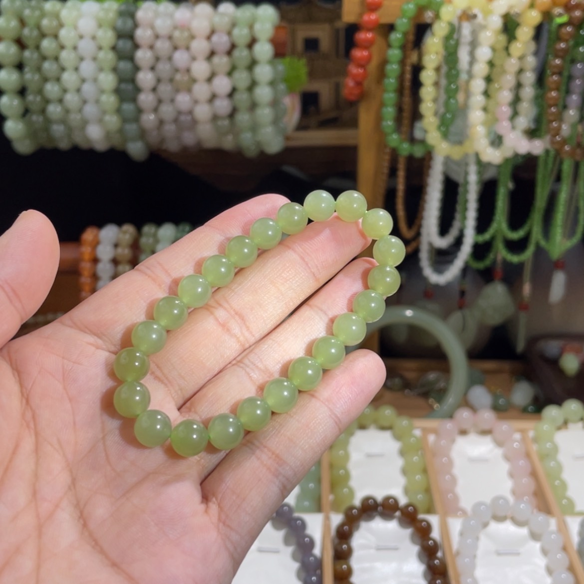 【闪购商品】和田玉手串未镶嵌