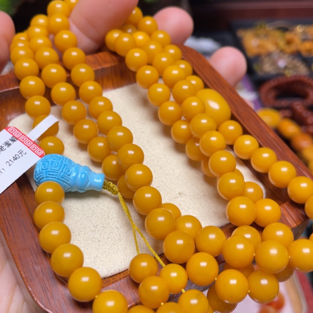 蜜蜡手链未镶嵌手串