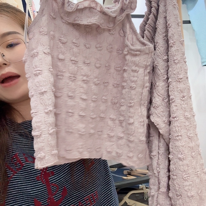 三醋酯纤维100紫色套装