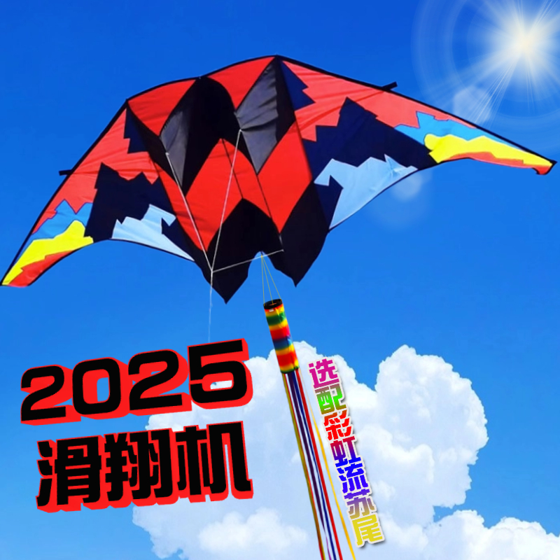 2025新款潍坊滑翔机风筝大型成人好飞专业放飞风筝