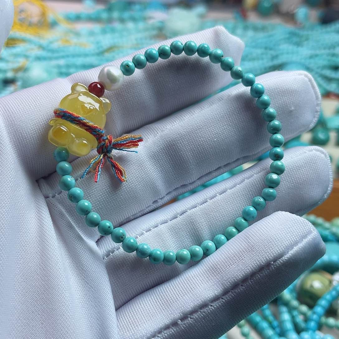 未镶嵌绿松石珠宝奇石