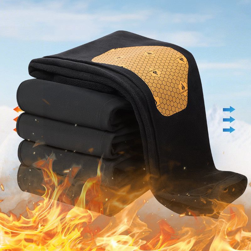 A1石墨烯加绒加厚六防科技超保暖裤男女同款大码休闲运动裤防水