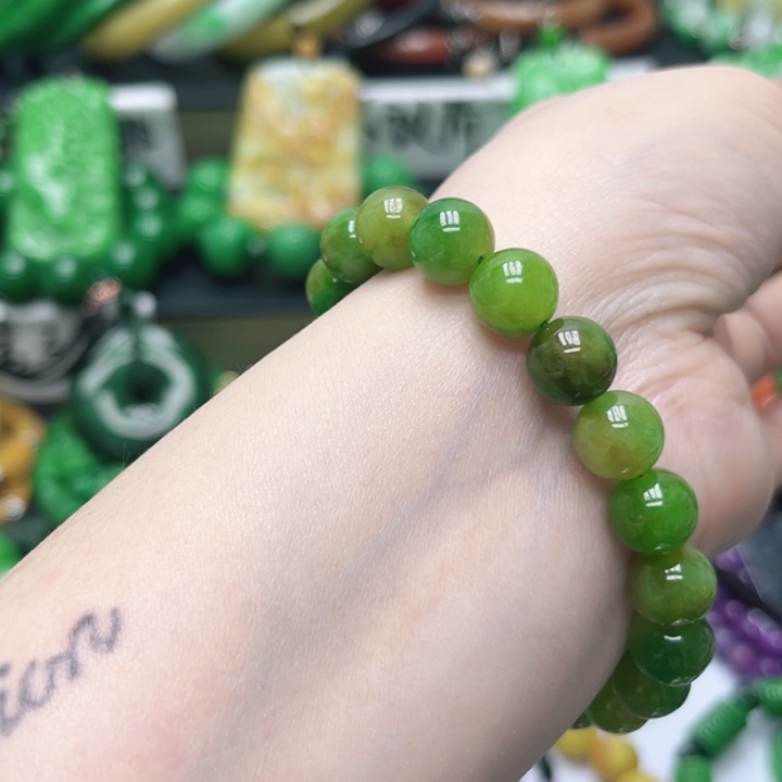 翡翠未镶嵌颈饰手串58