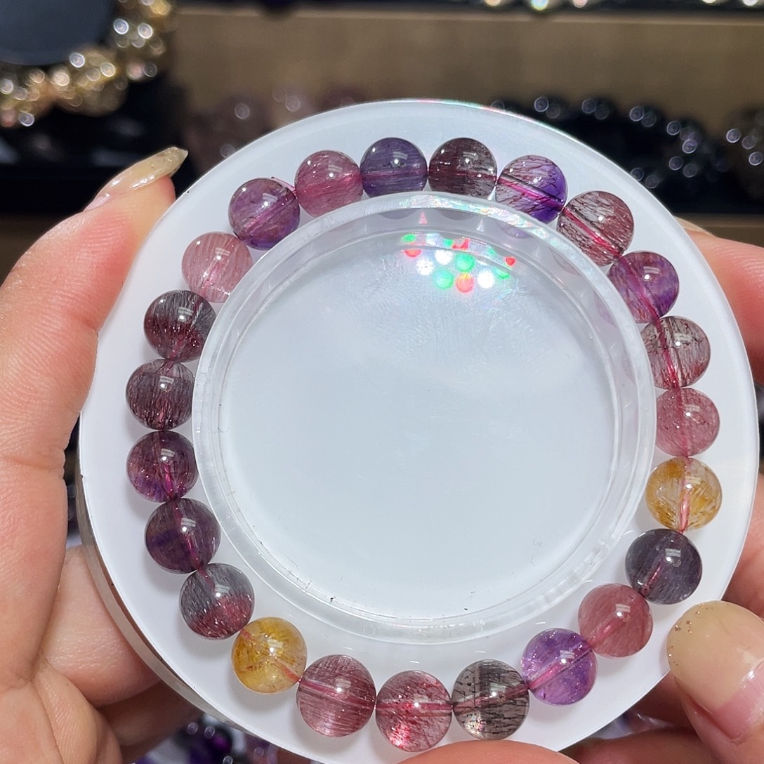 未镶嵌手链水晶糖果8.5