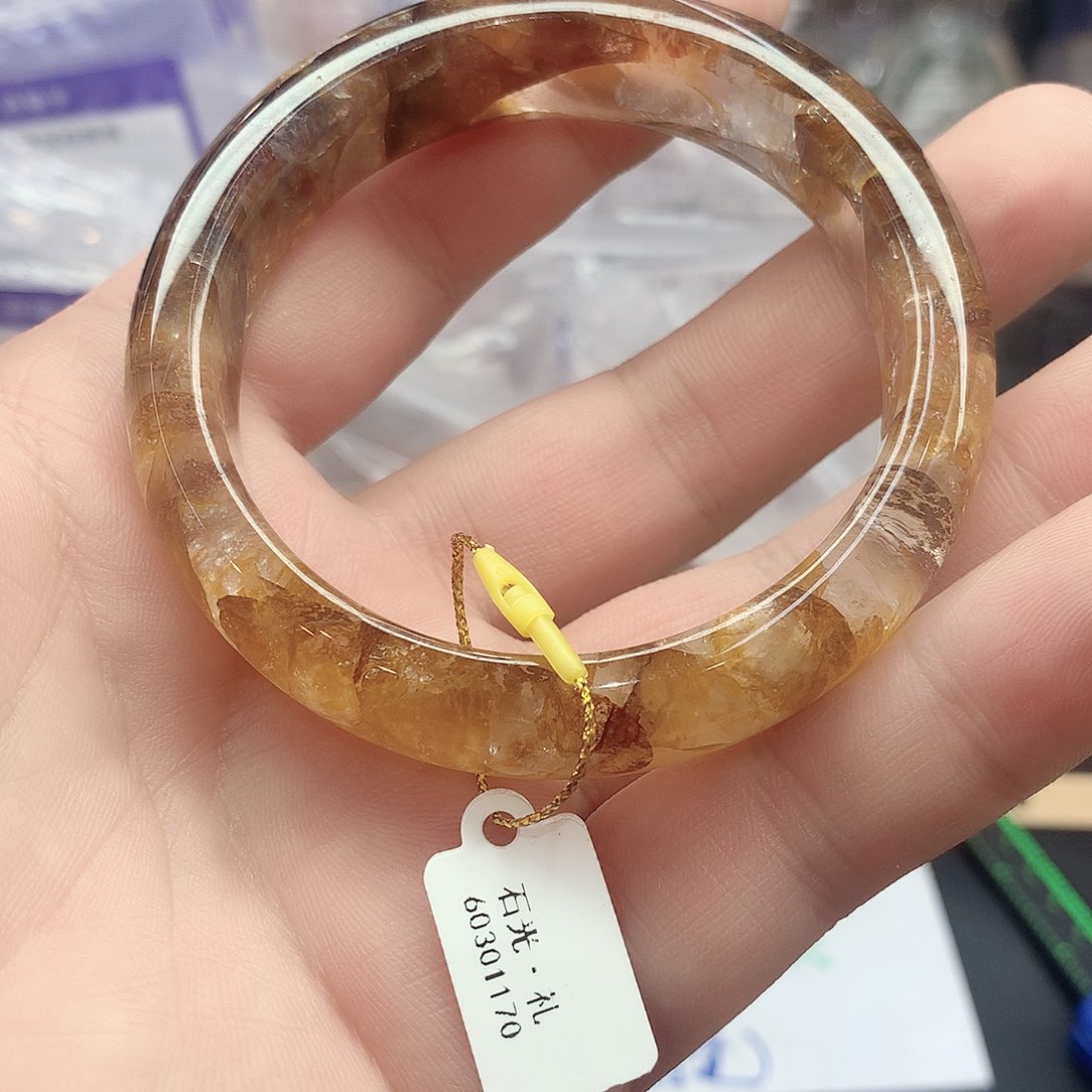 水晶手镯未镶嵌043（5859）瑕疵