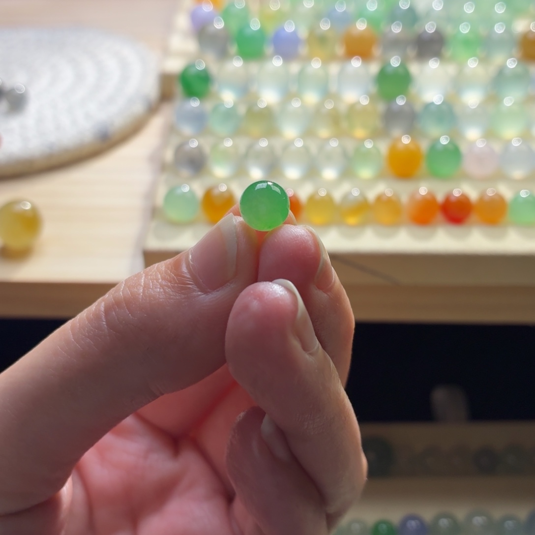 慢***抖翡翠散珠翡翠1314