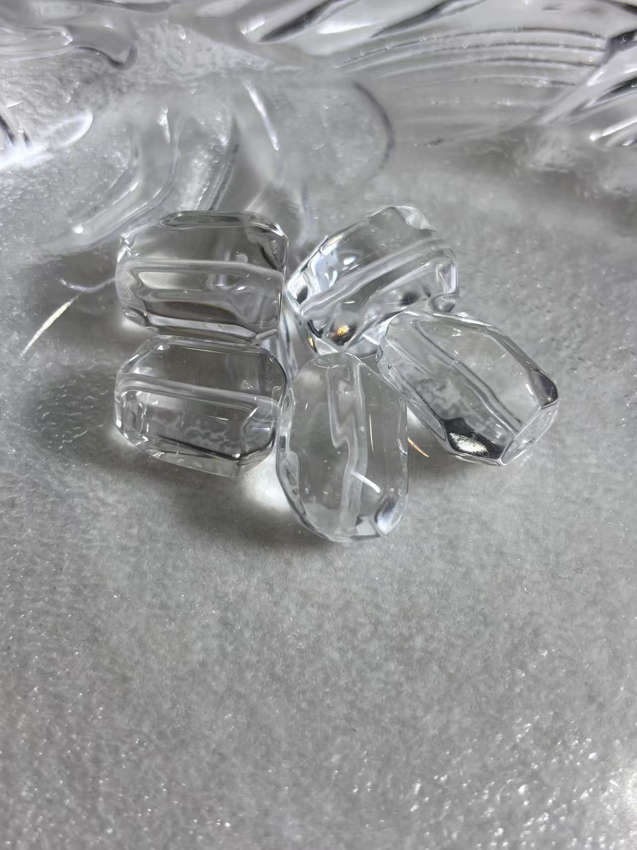 天然双A净体白水晶随行单颗