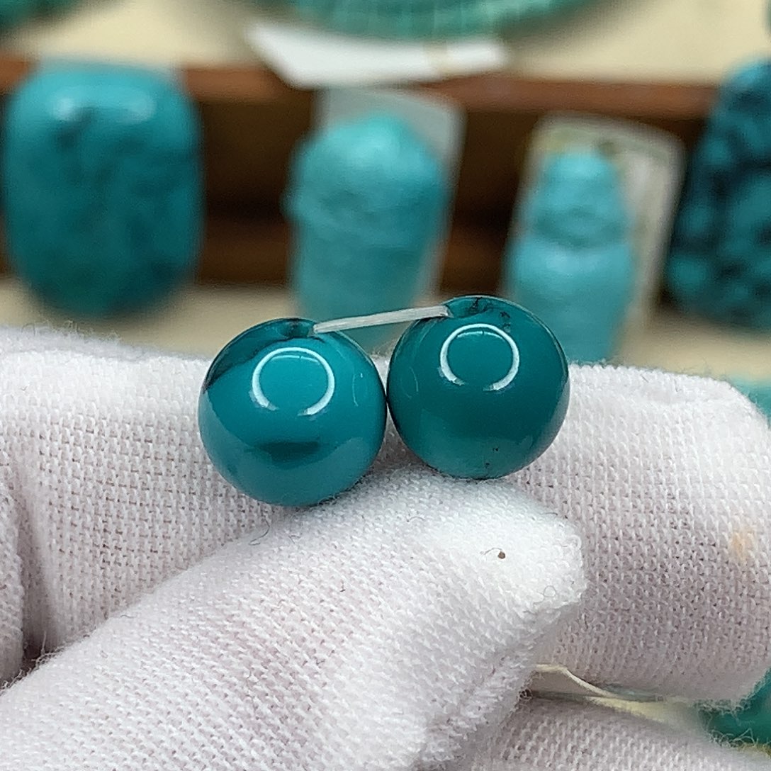 绿松石未镶嵌挂件