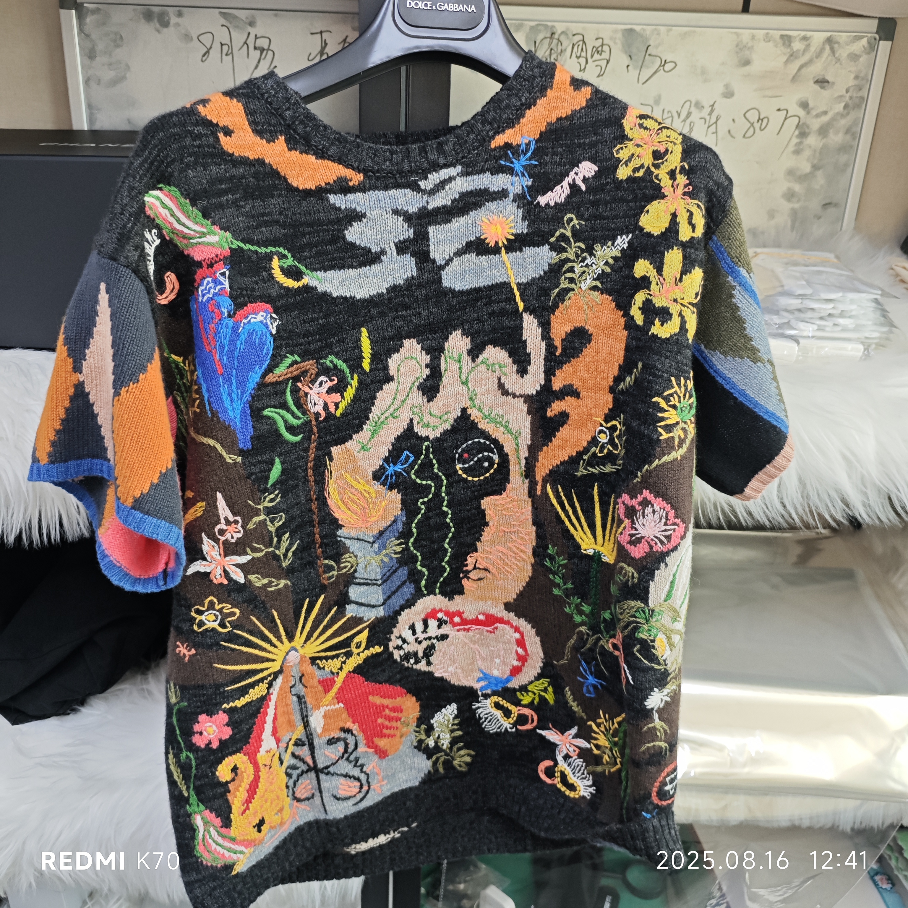95新 DIOR/迪奥 毛衣短袖彩色S码/250816WLFVP02