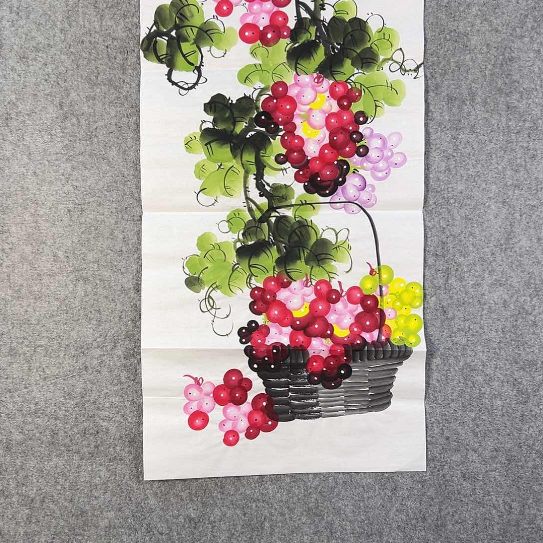 国画116 鸟和蝴蝶都在等待它