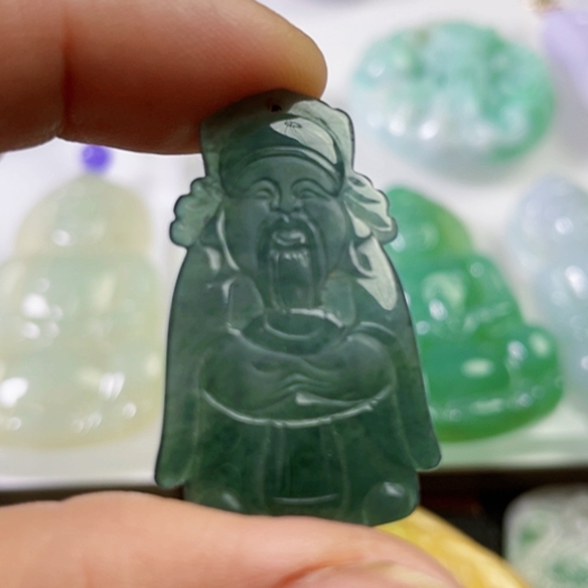 【闪购商品】翡翠颈饰未镶嵌天然翡翠吊坠
