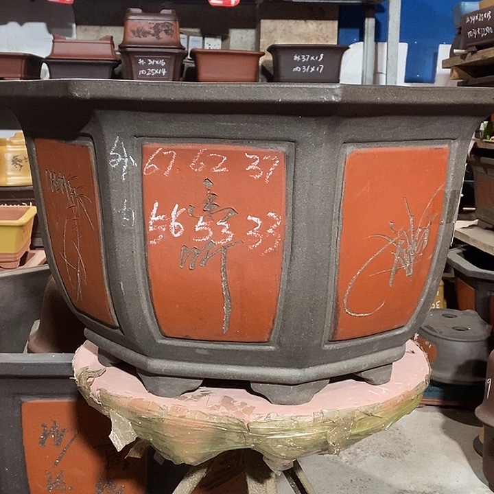 宜兴紫砂花盆花盆