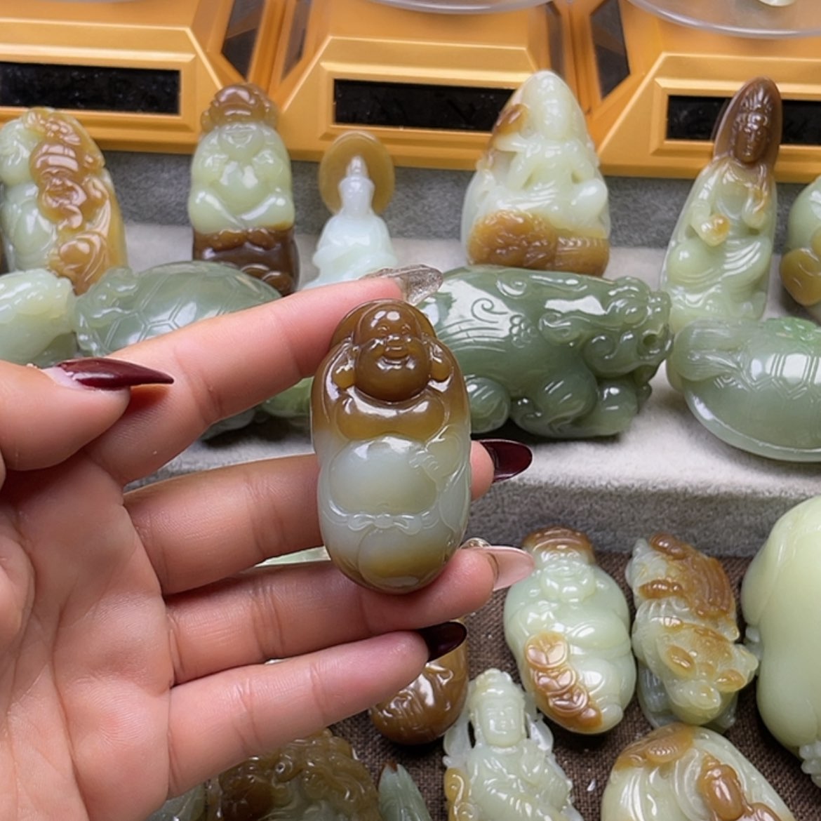 【闪购商品】和田玉把件未镶嵌湘***厂