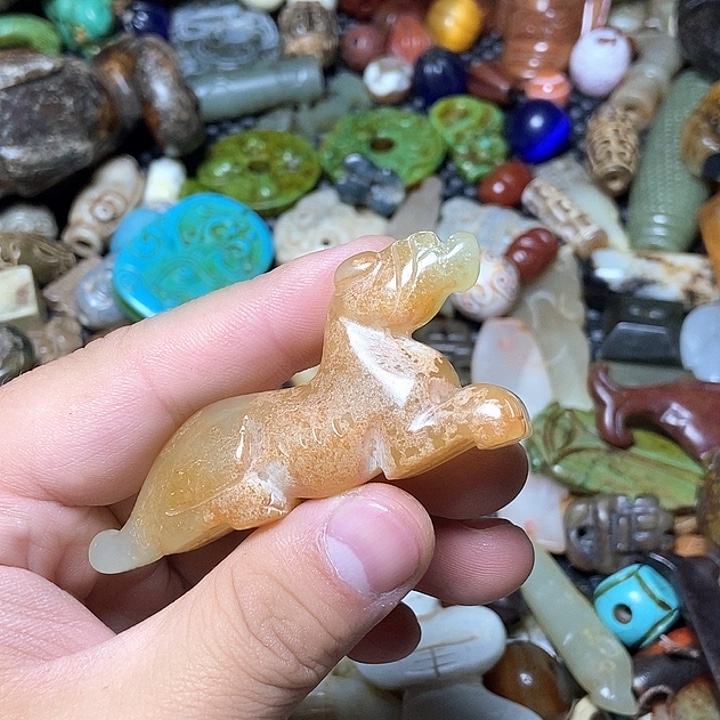 和田玉未镶嵌颈饰96