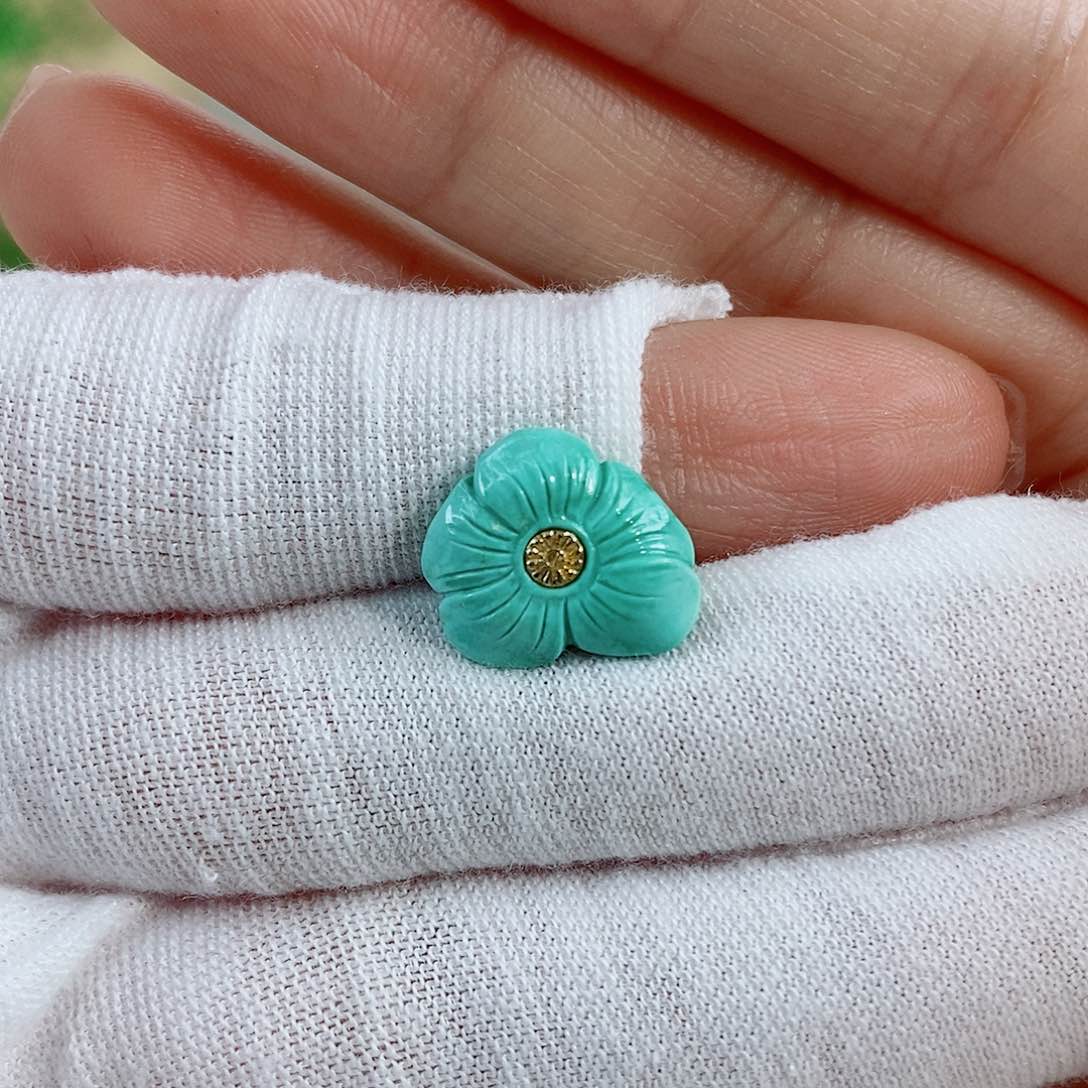 绿松石珠宝奇石未镶嵌