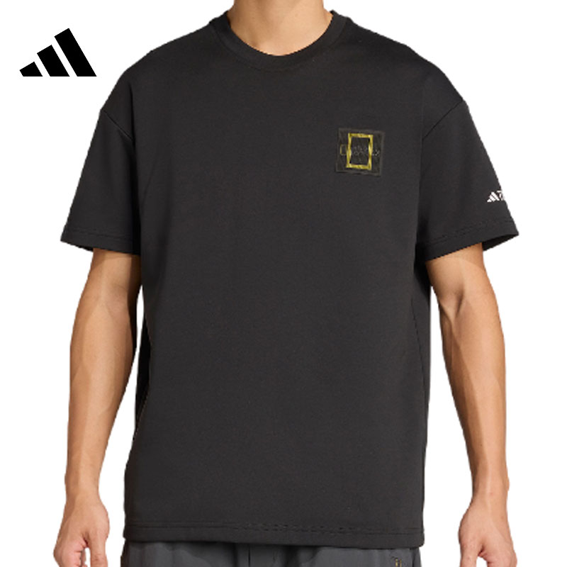 adidas阿迪达斯【吾】男子运动休闲短袖T恤KC2352