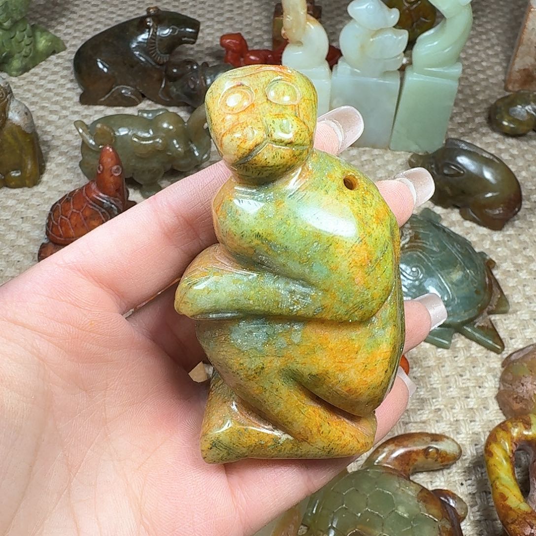 白玉菩提吊坠挂件